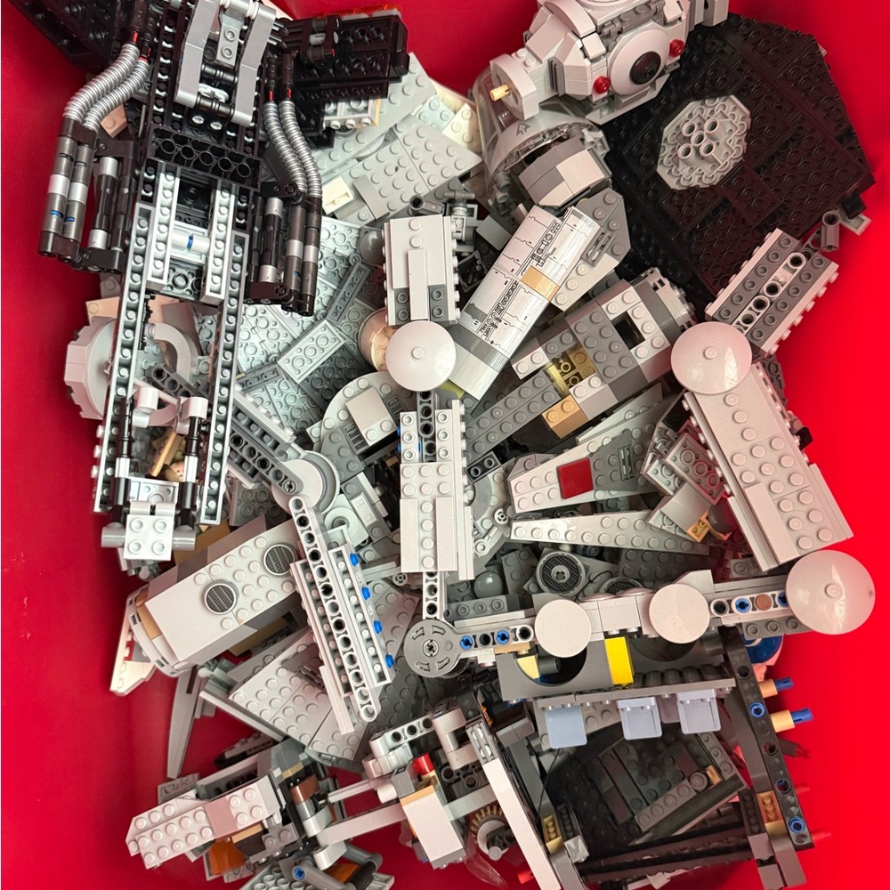 LEGO Star Wars Assorted Bricks - Black, Gray, White